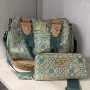 George Gina & Lucy Green Crossbody Bag Set